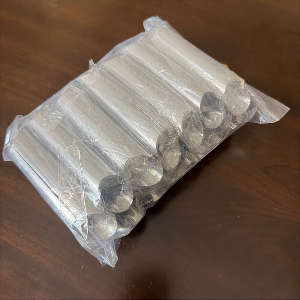 stainless steel cannoli tubes - 5 inch